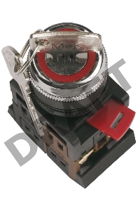 Переключатель AKS22 с ключ. 1-0. 1з+1р ИЭК BSW10-AKS-2-K02