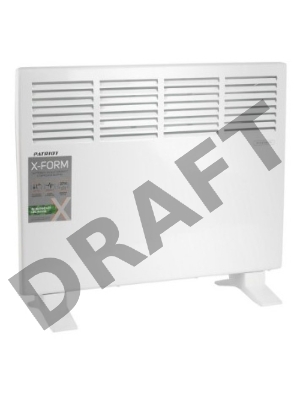 Конвектор электрический Patriot PT-C 15 X [633307297] { 750/1500 Вт., Х-образный монолитный нагревательный элемент }