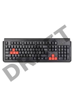 Клавиатура A4 X7-G300 черный USB Gamer