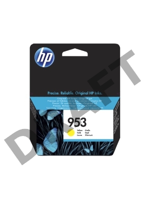 Картридж струйный HP 953 F6U14AE желтый для HP OJP 8710/8715/8720/8730/8210/8725 (700стр.)