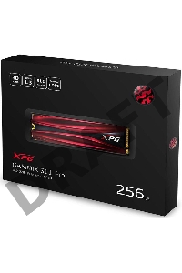 Накопитель SSD M.2 ADATA 256Gb XPG S11 Pro <AGAMMIXS11P-256GT-C> (PCI-E 3.0 x4, up to 3500/1200Mbs, 290000 IOPs, 3D TLC, NVMe 1.3, 22x80mm, радиатор)