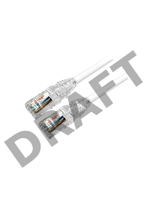 Коммутационный шнур Кат. 6 S/FTP, LSZH, Цвет: белый, 3.0 м NPC CAT 6, SHD, LSZH, white, 3 m