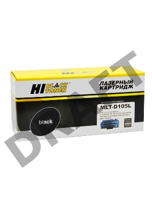 Расходные материалы Hi-Black MLT-D105L Картридж для Samsung ML1910/1915/2525/2525W/2580N/SCX4600, с чипом, 2500 стр.    