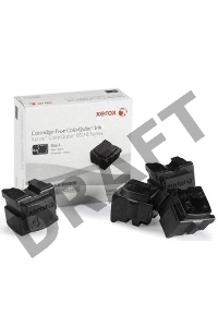  Набор твердочернильных брикетов  XEROX 108R00940   Черный, black 4шт. (8600 отпечатков) для  XEROX ColorQube 8570 (Channels)