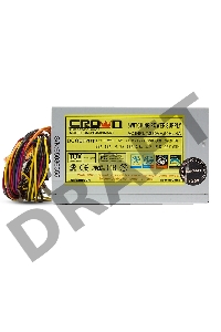 Блок питания CROWN CM-PS450W smart   (20+4in, 120mm FAN, SATA*2, PATA(big Molex)*4, FDD*1, 4+4pin, Lines 1x12V OEM