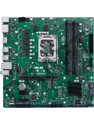 Материнская плата ASUS PRO Q670M-C-CSM, LGA1700, Q670, 4*DDR5, 2*DP+HDMI, SATA 6.0, M.2, RAID, USB 3.2*4, USB 2.0*2,  mATX; 90MB19E0-M0EAYC