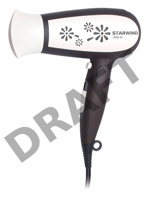 Фен Starwind SHT4417 1600Вт темно-коричневый/белый