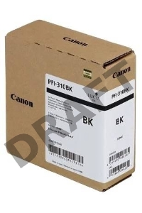 Картридж струйный Canon PFI-310 BK 2359C001 черный (330мл) для Canon TX-2000/TX-3000/TX-4000