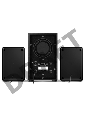 Колонки SVEN MS-90 Black (2x2.5W+ сабвуфер 5W, дерево)