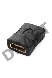 Переходник Gembird Переходник HDMI-HDMI  19F/19F, золотые разъемы, пакет A-HDMI-FF