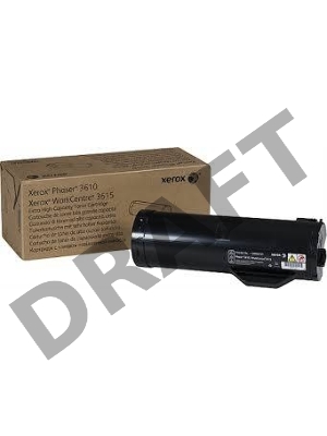 Тонер-картридж Xerox 106R02732 черный для Phaser 3610, WorkCentre 3615 25300 стр. (channels)