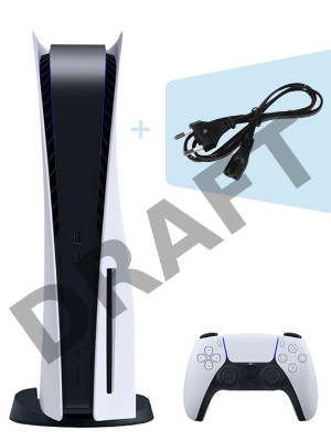 Игровая консоль PlayStation 5 CFI-1100A белый/черный +кабель
