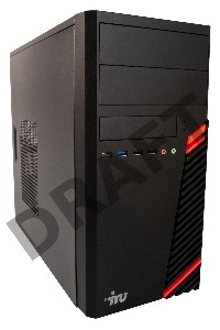 Компьютер  IRU Home 320A3SM MT Ath 3000G (3.5) 8Gb SSD240Gb Vega 3 Free DOS GbitEth 400W черный