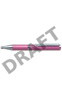Ручка шариковая Zebra SLIDE (BP115-PK) авт. телескопич.корпус розовый синие чернила коробка подарочная