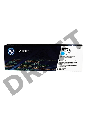 Тонер Картридж HP 827A CF301A голубой для HP CLJ Ent M880