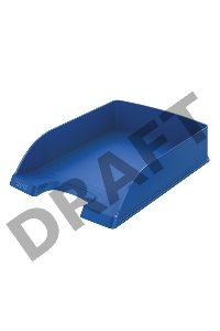 Лоток горизонтальный Esselte 52270035 A4 синий пластик