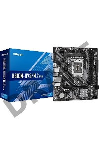 Материнская плата Asrock H610M-HVS/M.2 R2.0 Soc-1700 Intel H610 2xDDR4 mATX AC`97 8ch(7.1) GbLAN+VGA+HDMI