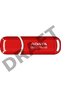 Флеш Диск 64GB ADATA UV150, USB 3.0, Красный