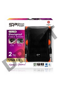 Внешний жесткий диск Silicon Power USB 3.0 2Tb A30 SP020TBPHDA30S3K Armor 2.5