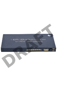 Разветвитель HDMI Spliitter 1=>8  2.0v, VCOM <DD428>