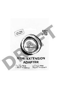 Переходник Gembird Переходник HDMI-HDMI  19F/19F, угловой, золотые разъемы, пакет A-HDMI-FFL