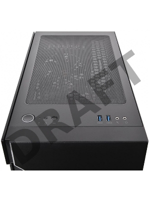 Корпус Thermaltake H200 TG RGB черный без БП ATX 2xUSB3.0 audio bott PSU