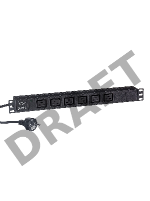 Блок розеток горизонтальный ExeGate ServerPro PDU-19H013 Al-6C19-EU3-SW, 19 Блок розеток горизонтальный ExeGate ServerPro PDU-19H013 Al-6C19-EU3-SW, 19