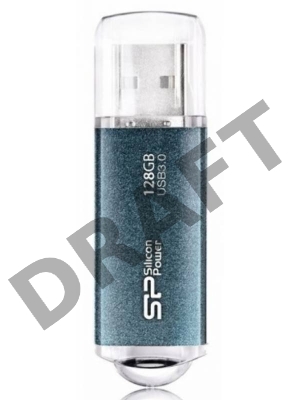 Флэш Диск Silicon Power USB Drive 128Gb Marvel M01 SP128GBUF3M01V1B {USB3.0, Blue}