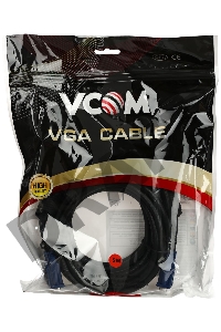 Кабель монитор-SVGA card (15M-15M) 5.0м 2 фильтра VCOM