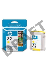 Картридж струйный HP №82 C4913A желтый для HP DJ 500/800 (69мл)