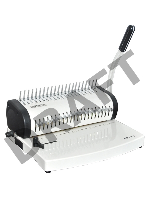 Переплетчик Office Kit B2115 A4/перф.15л.сшив/макс.500л./пластик.пруж. (6-51мм)