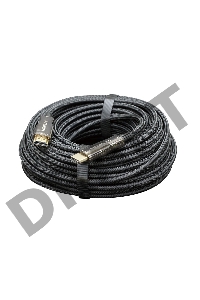 Активный оптический кабель HDMI Cablexpert, 50м, v2.0, 19M/19M, AOC Premium Series, позол.разъемы, экран, коробка