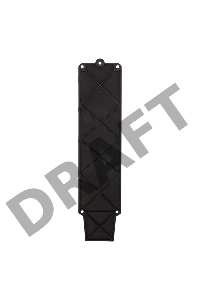 Розетка (колодка) штепсельная четырехместная влагозащищенная 2P+PE 230V, 16 А, IP44 каучук PROconnect