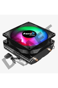 Кулер CPU Aerocool Air Frost 2 (универсальный, 110W, 25.7 dB, 1800 rpm, 80мм, 3pin, подсветка, медь+ алюминий) RTL