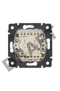 Электроустановочные изделия Legrand Legrand 774428 Выключатель  Valena 10А двухклавишный с подсветкой (белый)