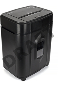 Шредер Heleos АП23-4 черный с автоподачей (секр.P-4) фрагменты 145лист. 23лтр. скрепки скобы пл.карты