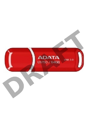 Флеш Диск 64GB ADATA UV150, USB 3.0, Красный