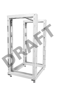 Стойка двухрамная ЦМО СТК-49.2 49U 620ммX800мм направл.закл.гайки 400кг серый