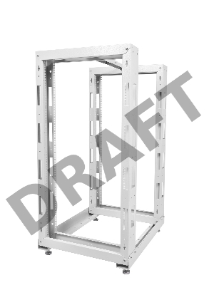 Стойка двухрамная ЦМО СТК-49.2 49U 620ммX800мм направл.закл.гайки 400кг серый