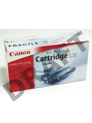 Тонер-картридж Canon Е-16 (1492A003) черный для FC-200/210/220/226/230/310/330/336/530 2000 стр.