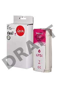 Струйный картридж Sakura B3P20A (№727 Magenta) для HP, пурпурный, 130 мл.