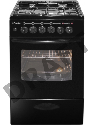 Плита Комбинированная Лысьва ЭГ 401 МС-2у черный (без крышки)