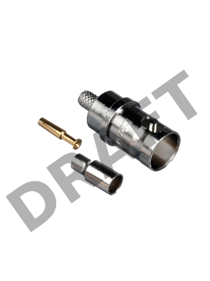 Разъемы Kramer Electronics CON-CRIMP-BNC/F/RG-179 BNC (Розетка) обжимные для коаксиального кабеля 26AWG (99-9107911)