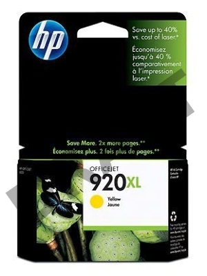 Картридж струйный HP 920XL CD974AE желтый для HP OJ 6000/6500 (700стр.)