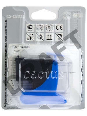 Картридж струйный Cactus CS-CB335 черный для №140 HP DeskJet D4263/D4363; OfficeJet J5783/J6413 (17m
