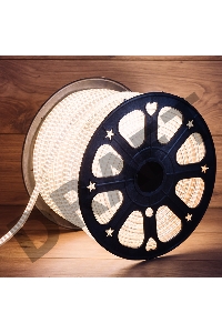 LED лента 220 В, 6.5x15 мм, IP67, SMD 3014, 240 LED/m, цвет свечения теплый белый, 100 м