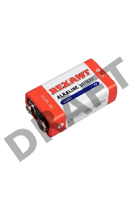 Алкалиновая батарейка 6LR61 («Крона») 9 V 1 шт. блистер REXANT