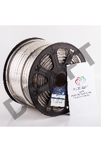 LED лента 220 В, 6.5x15 мм, IP67, SMD 3014, 240 LED/m, цвет свечения теплый белый, 100 м