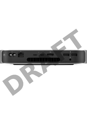 Компьютер  Apple Mac mini A2686 slim M2 8 core/8Gb/SSD256Gb /10 core GPU/macOS/серебристый