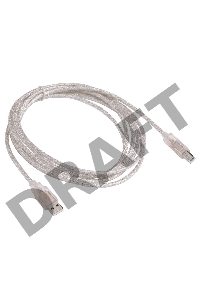 Кабель USB2.0 Buro USB2.0-AM/BM-3-TRANS USB A (m)/USB B (m) 3м